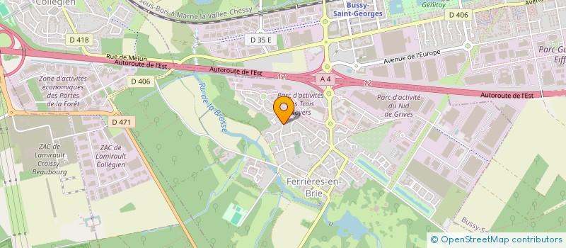 localisation de l'entreprise INDIVISION DE AZEVEDO  FERRIERES-EN-BRIE