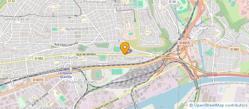 localisation de l'entreprise INDIVISION DE BLASI - POMMIER  LE HAVRE