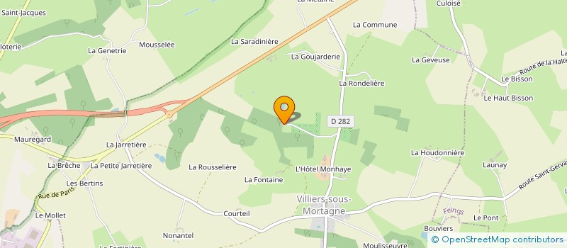 localisation de l'entreprise INDIVISION DE BODMAN MASSONAUD à VILLIERS-SOUS-MORTAGNE