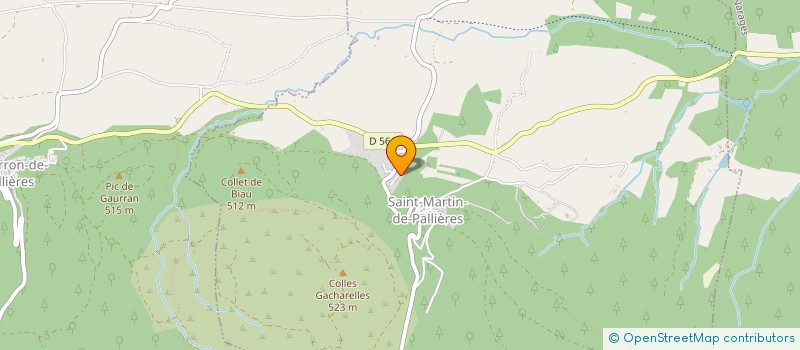 localisation de l'entreprise INDIVISION DE BOISGELIN à SAINT-MARTIN-DE-PALLIERES