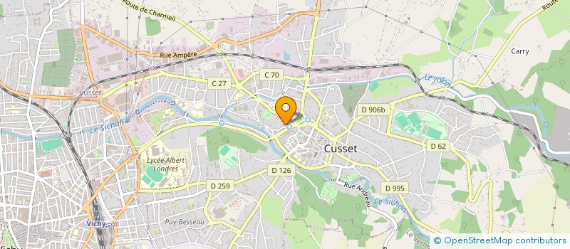 localisation de l'entreprise INDIVISION DE BOISSY à CUSSET
