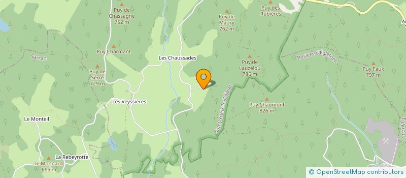 localisation de l'entreprise INDIVISION DE BRAQUILANGES  MONTAIGNAC-SUR-DOUSTRE