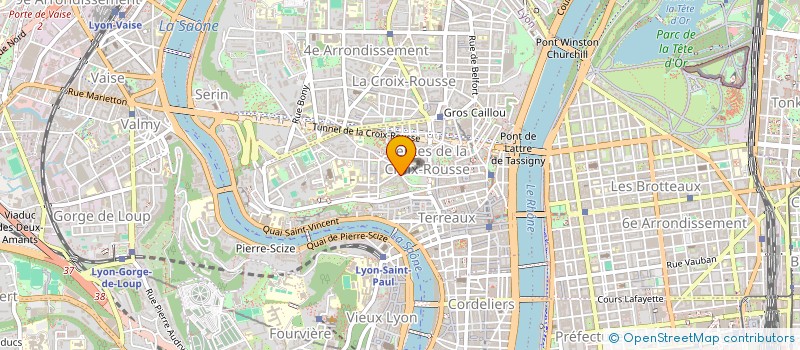 localisation de l'entreprise INDIVISION DE BRUNELIS J à LYON