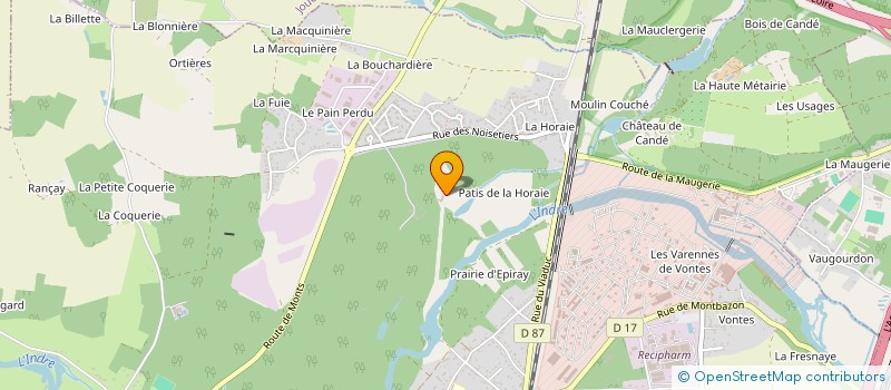 localisation de l'entreprise INDIVISION DE CHAMBURE H  MONTS