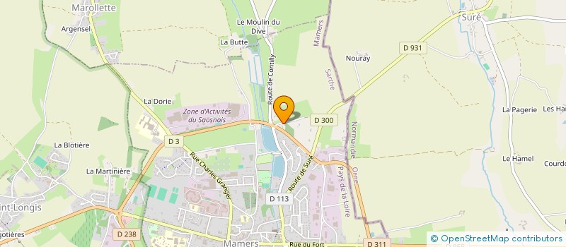 localisation de l'entreprise INDIVISION DE CHAMPCEAUX  LES AULNEAUX