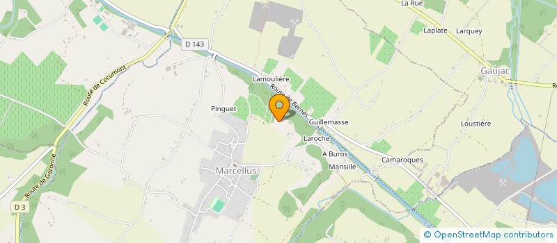 localisation de l'entreprise INDIVISION DE CHERADE DE MONTBRON  MARCELLUS