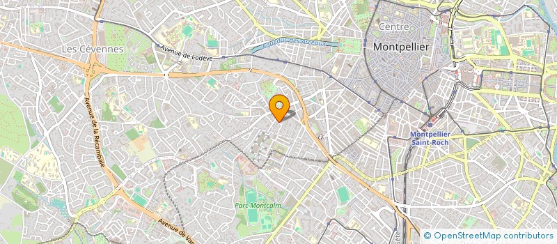 localisation de l'entreprise INDIVISION DE CHIVRE ET GUIDERDONI à MONTPELLIER