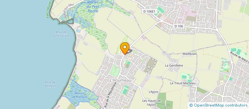 localisation de l'entreprise INDIVISION DE CLERCQ  L'HOUMEAU