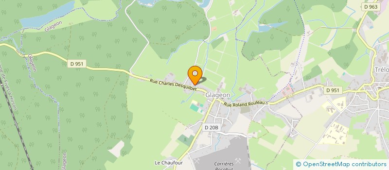 localisation de l'entreprise INDIVISION DE CLERMONT TONNERRE  GLAGEON