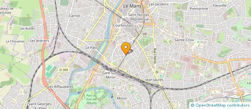 localisation de l'entreprise INDIVISION DE DIEULEVEULT ET VAN HAAREN  LE MANS