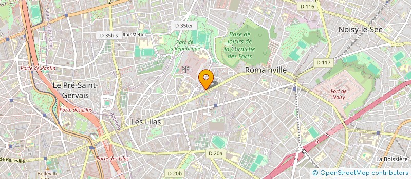 localisation de l'entreprise INDIVISION DE ELOLA ESTEBAN  ROMAINVILLE