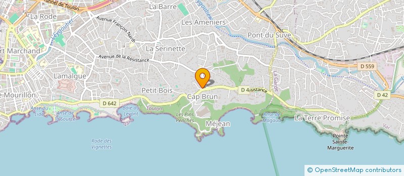 localisation de l'entreprise INDIVISION DE FIRMAS DE PERIES  TOULON