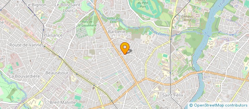 localisation de l'entreprise INDIVISION DE FOUCHER DE CAREIL KIM ET GUILLAUME  NANTES