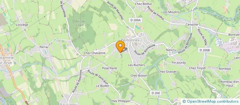 localisation de l'entreprise INDIVISION DE GIACINTO - VALET  PEILLONNEX