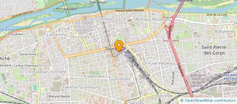 localisation de l'entreprise INDIVISION DE LA BOUILLERIE DE LA TOUR  TOURS