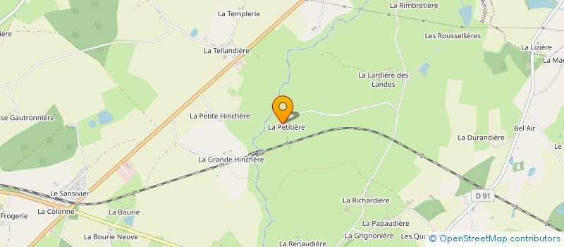 localisation de l'entreprise INDIVISION DE LA BRETESCHE  SEVREMOINE