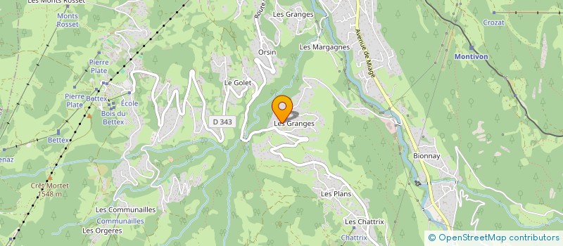 localisation de l'entreprise INDIVISION DE LA BROSSE  SAINT-GERVAIS-LES-BAINS