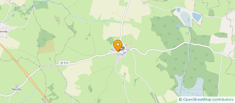 localisation de l'entreprise INDIVISION DE LA FONTAINE VOLOT  ANTIGNY-LA-VILLE