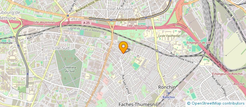 localisation de l'entreprise INDIVISION DE LA FOURNIERE/PERAL à LILLE