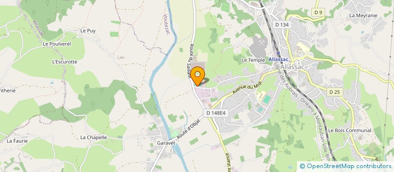 localisation de l'entreprise INDIVISION DE LASTEYRIE  ALLASSAC