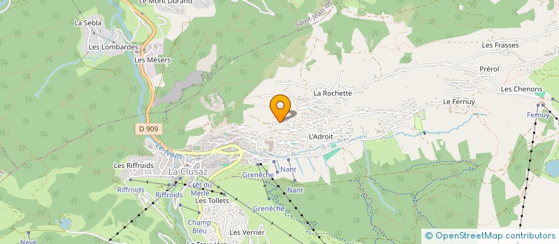 localisation de l'entreprise INDIVISION DE LUBERSAC à LA CLUSAZ