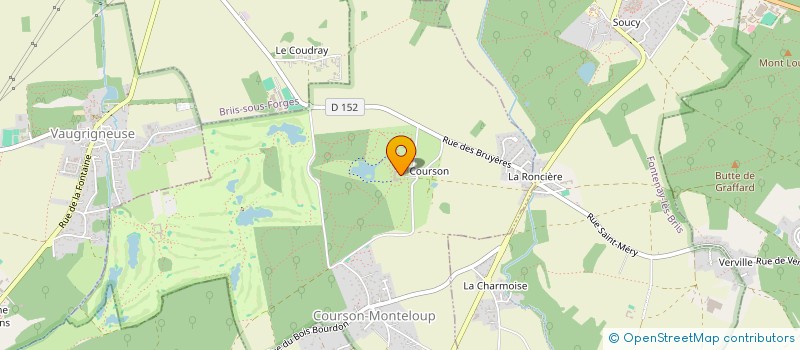 localisation de l'entreprise INDIVISION DE MERVAUX  COURSON-MONTELOUP