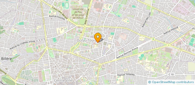 localisation de l'entreprise INDIVISION DE MME SOLANS BEATRICE à PAU