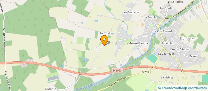 localisation de l'entreprise INDIVISION DE MR MARLIERE ET MADAME BARRAULT à DONNERY