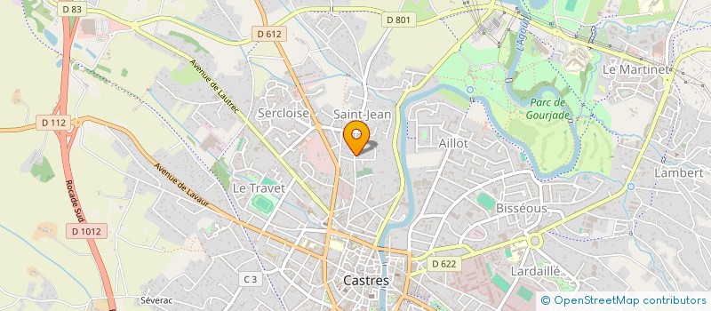 localisation de l'entreprise INDIVISION DE NARDIN  CASTRES