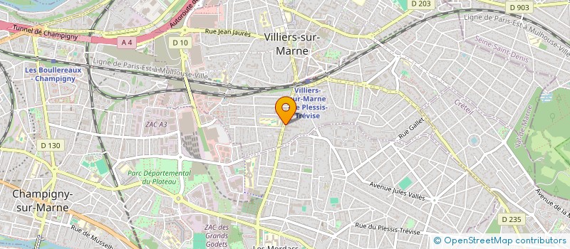 localisation de l'entreprise INDIVISION DE NUCE DE LAMOTHE  VILLIERS-SUR-MARNE