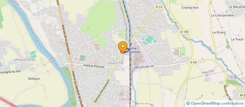 localisation de l'entreprise INDIVISION DE OLIVEIRA JACCON  VEAUCHE