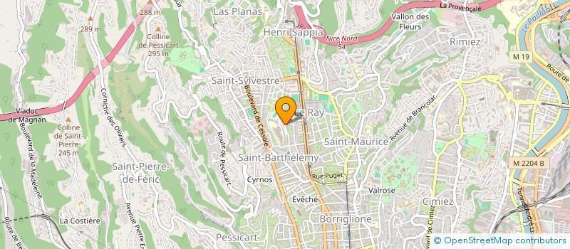 localisation de l'entreprise INDIVISION DE PABLO-VANDAELE à NICE
