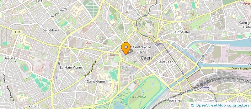 localisation de l'entreprise INDIVISION DE PAIX DE COEUR/ QUILLET  CAEN