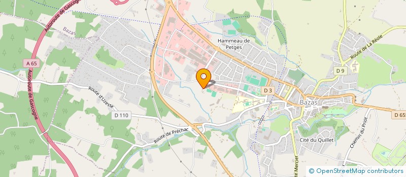 localisation de l'entreprise INDIVISION DE PEYRUSSE  LE NIZAN