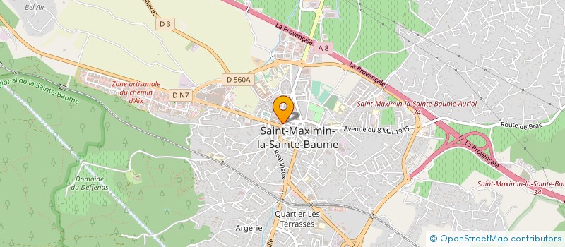 localisation de l'entreprise INDIVISION DE PIERREFEU à SAINT-MAXIMIN-LA-SAINTE-BAUME