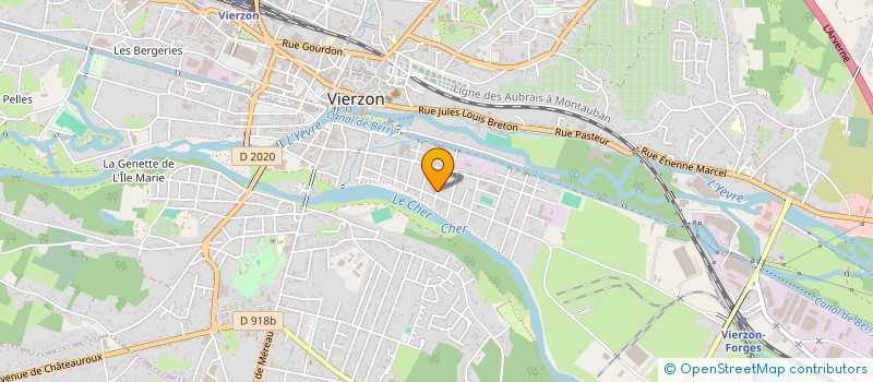 localisation de l'entreprise INDIVISION DE POOTER JEAN  VIERZON