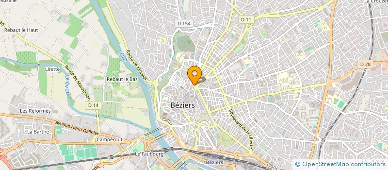 localisation de l'entreprise INDIVISION DE PRAETER TEDDY, JESSICA ET NEVES TONY  BEZIERS