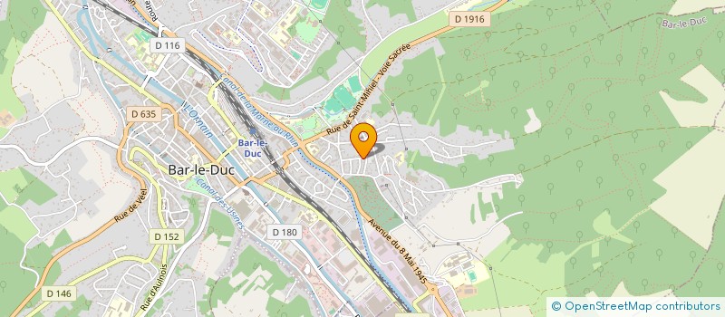 localisation de l'entreprise INDIVISION DE REKENEIRE GIRODET à BAR-LE-DUC