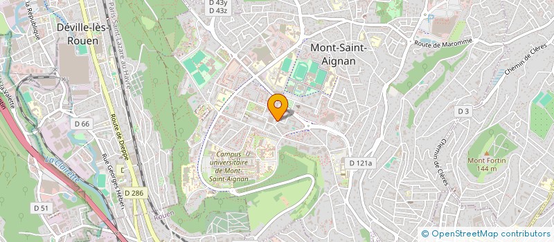 localisation de l'entreprise INDIVISION DE RIBEROLLES  MONT-SAINT-AIGNAN