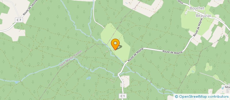 localisation de l'entreprise INDIVISION DE ROQUEMAUREL  BEAUZIAC