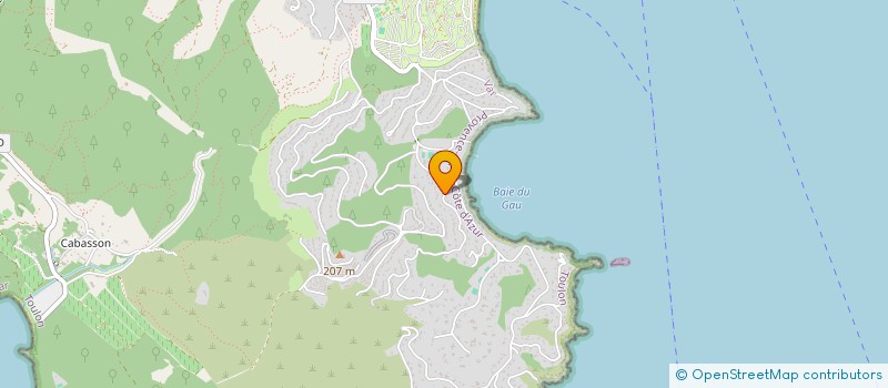 localisation de l'entreprise INDIVISION DE RYCKERE - DE BARRIN  BORMES-LES-MIMOSAS