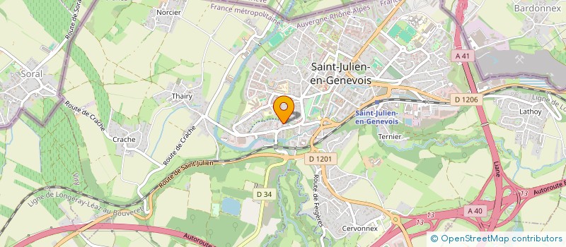 localisation de l'entreprise INDIVISION DE SIETER-JANNET  SAINT-JULIEN-EN-GENEVOIS