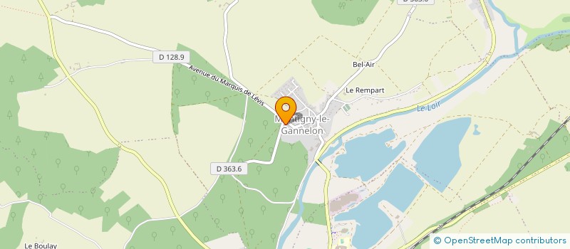localisation de l'entreprise INDIVISION DE TALHOUET DE LA MOTTE SAINT PIERRE à CLOYES-LES-TROIS-RIVIERES