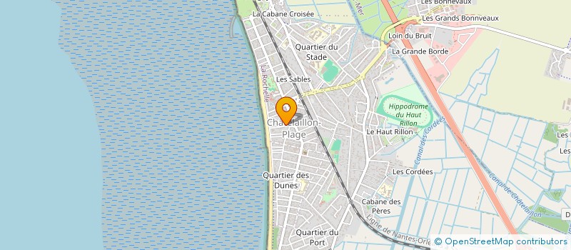 localisation de l'entreprise INDIVISION DE THONEL D'ORGEIX PETIT  CHATELAILLON-PLAGE