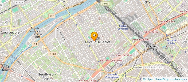 localisation de l'entreprise INDIVISION DE THOURY ANTOINE ET SOPHIE à LEVALLOIS-PERRET