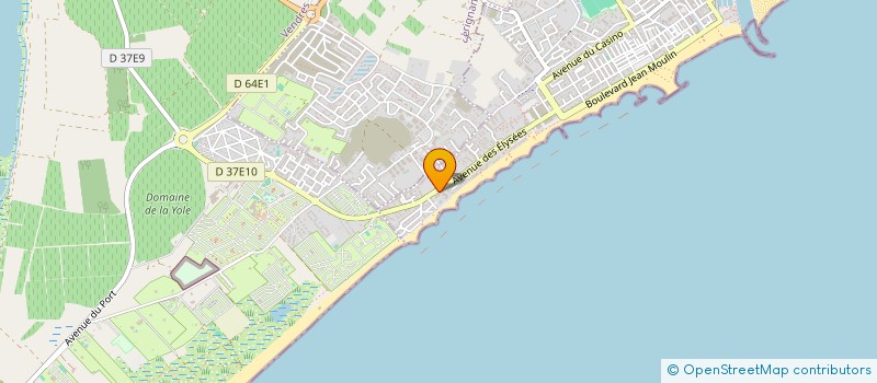 localisation de l'entreprise INDIVISION DE VILLE  VALRAS-PLAGE