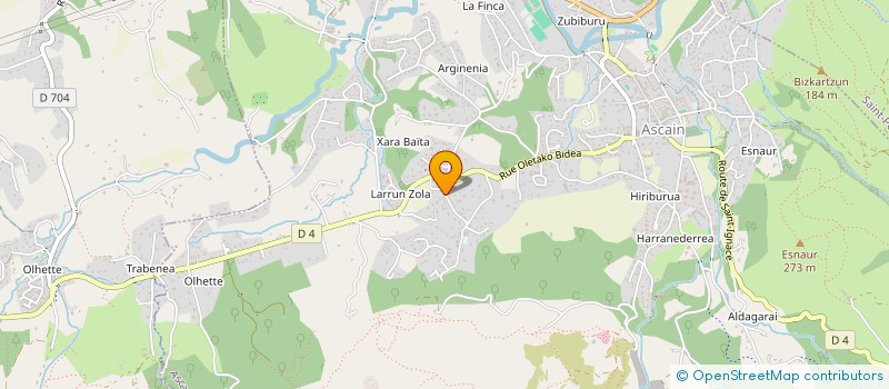 localisation de l'entreprise INDIVISION DE WILDE - LOUVEGNIES  ASCAIN