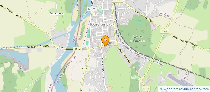 localisation de l'entreprise INDIVISION DEBAISE ANTOINE ET DORE PAULINE  FOURCHAMBAULT