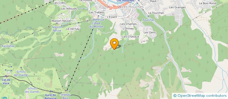 localisation de l'entreprise INDIVISION DEBARD FAUGERAS MORANGE  LES HOUCHES