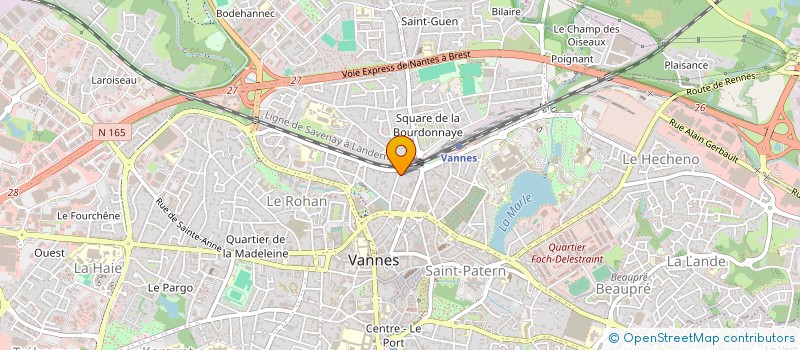 localisation de l'entreprise INDIVISION DEBAUVE à VANNES